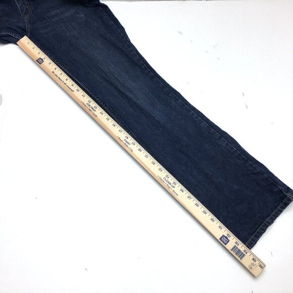 Levi's Signature Women's Jeans Low Rise Bootcut Dark Wash size 10L Length 34" - Picture 5 of 8